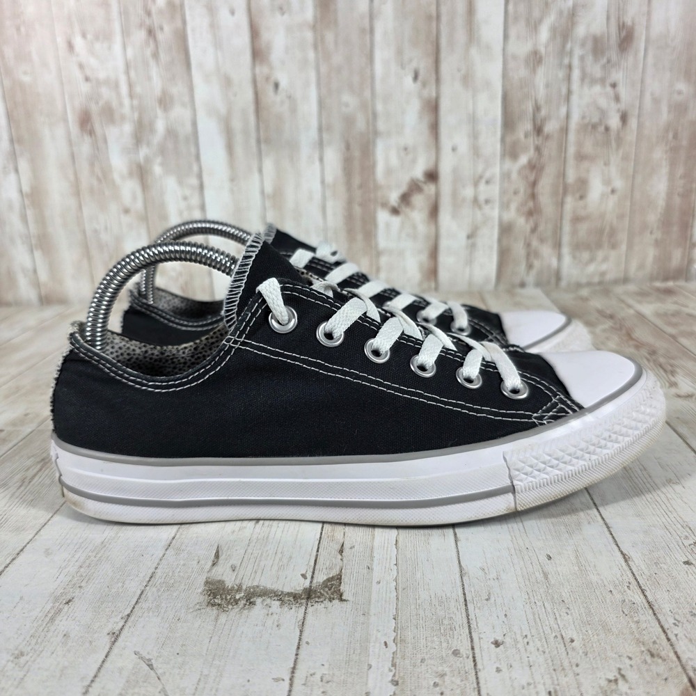 Converse‎ Chuck Taylor All Star Black Animal Print Low Top Sneakers Mens 7